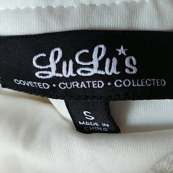 Lulu's Sweet Queen Ivory Lace Skater Dress - Picture 9 of 10